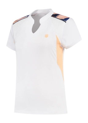 Tennis Shirt K-Swiss Women Hypercourt Advantage Tee 3 White