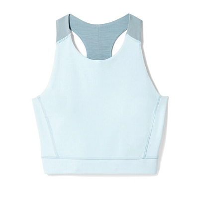 Sport BH Smartwool Women Active Crop Bra Guava Pink Mica Stone