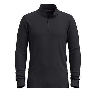 Ondershirt Smartwool Men Classic All-Season Merino Base Layer 1/4 Zip Boxed Black 2024