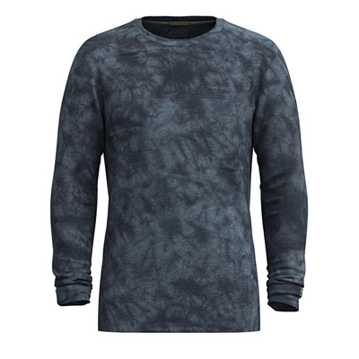 Base Layer Smartwool Men Classic All-Season Merino Base Layer Long Sleeve Boxed Pewter Blue Wash
