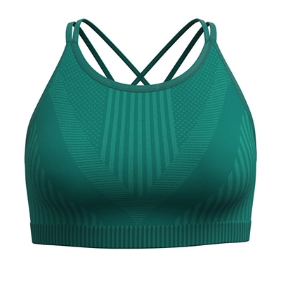 Sport BH Smartwool Women Intraknit Strappy Bra Emerald Green Heather