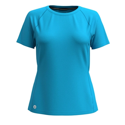 Sportshirt Smartwool Women Active Ultralite Short Sleeve Pool Blue