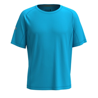 Sport shirt Smartwool Men Active Ultralite Short Sleeve Pool Blue