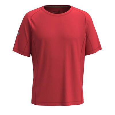 Sports shirt Smartwool Men Active Ultralite Short Sleeve Scarlet Red '24