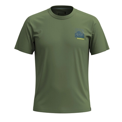 T-Shirt Smartwool Unisex Nature Things Graphic Short Sleeve Tee Slim Fit Fern Green
