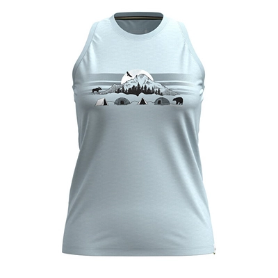 Top Tank Smartwool Women Mountain Moonlight Graphic Vest Winter Sky Heather