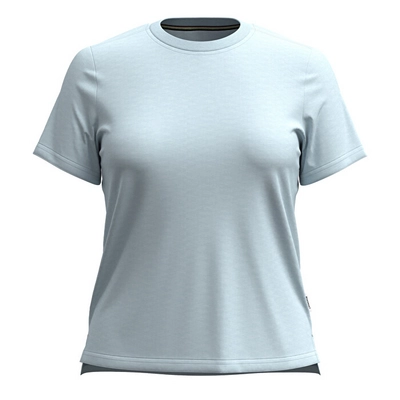 T-Shirt Smartwool Women Perfect Crew Tee Winter Sky Heather 24