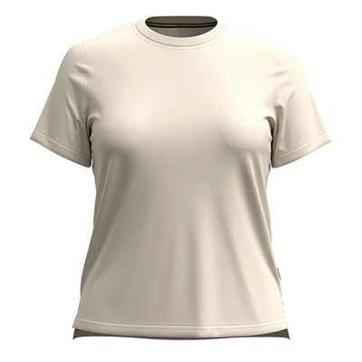 T-Shirt Smartwool Women Perfect Crew Tee Almond 24