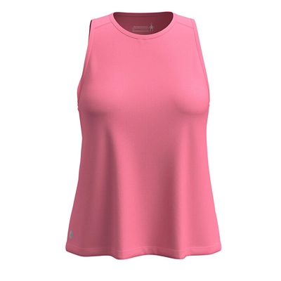 Top Tank Smartwool Women Active Ultralite High Neck Vest Guava Pink