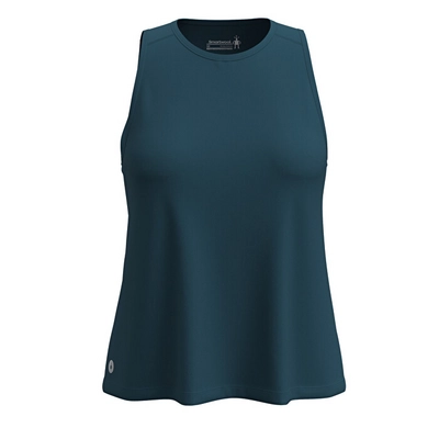 Vest Top Smartwool Women Active Ultralite High Neck Vest Twilight Blue '24