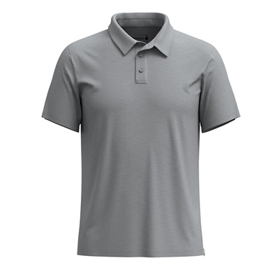 Polo Smartwool Men Short Sleeve Polo Light Gray Heather