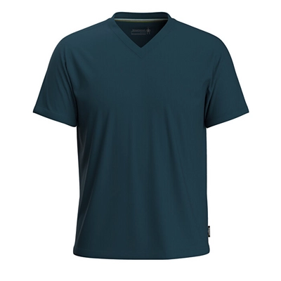T-Shirt Smartwool Men Perfect V-Neck Tee Twilight Blue