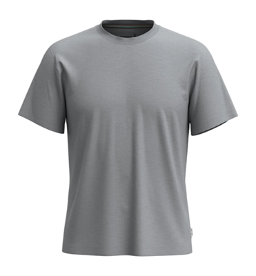 T-Shirt Smartwool Men Perfect Crew Tee Light Gray Heather