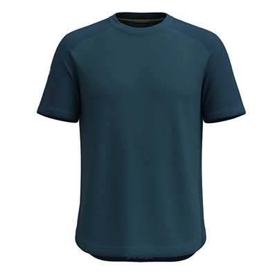 T-Shirt Smartwool Men Active Mesh Short Sleeve Tee Twilight Blue
