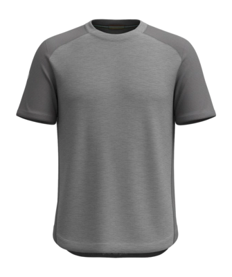T-Shirt Smartwool Men Active Mesh Short Sleeve Tee Light Gray Heather