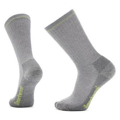 Hiking Socks Smartwool Unisex Hike Classic Edition Full Cushion 2nd Cut Crew Socks Light Gray