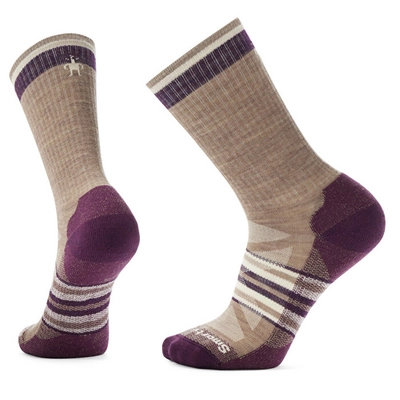 Hiking Socks Smartwool Unisex Outdoor Light Cushion Crew Socks Fossil