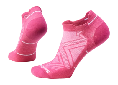 Hardloopsok Smartwool Women Run Zero Cushion Low Ankle Socks Power Pink