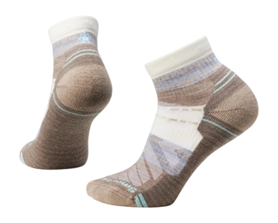 Hiking Socks Smartwool Women Hike Light Cushion Margarita Ankle Socks Natural