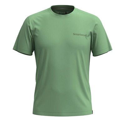 T-Shirt Smartwool Unisex Nature's Vibes Graphic Short Sleeve Tee Slim Fit Honey Dew