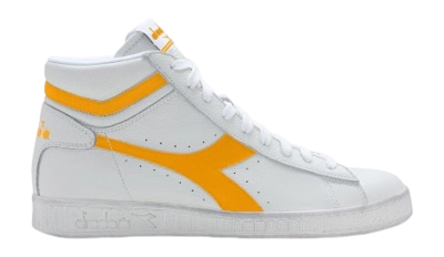 Diadora Women Game L High Waxed White Saffron