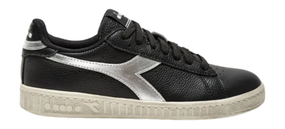 Diadora Women Game L Low Waxed Metal Black Silver Dd '24
