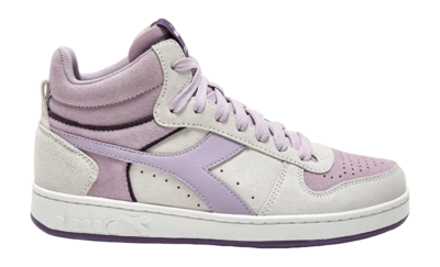 Baskets Diadora Women Magic Basket Demi Suede Blanc De Blanc Orchid Petal
