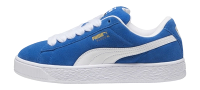 PUMA Unisex Suede XL Team Royal White