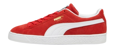 PUMA Unisex Suede Classic For All Time Red White
