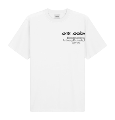 T-Shirt Arte Antwerp Men Blooming Ideas Sleeve White