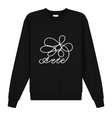 Pull Arte Antwerp Homme Flower Logo Black