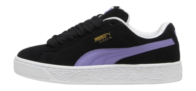 PUMA Unisex Suede XL Black Lavender Alert
