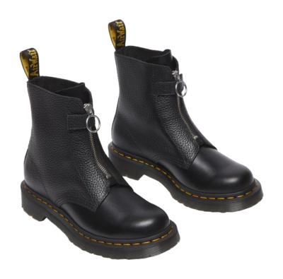 Boots Dr. Martens 1460 Pascal Front Zip Damen Black Wanama Black Milled Nappa Fashionschuh