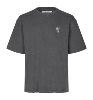 T-Shirt Samsoe Samsoe Unisex Sapoetry Black Balance