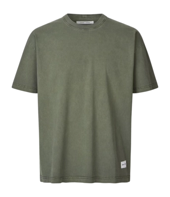 T-shirt Samsoe Samsoe Homme Pigment Forest Night