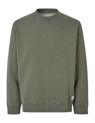 Pull Col Rond Samsoe Samsoe Men Pigment Forest Night