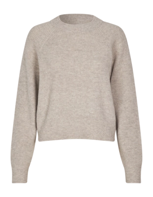 Pull Samsoe Samsoe Femme Sazlata Pull Khaki Melange