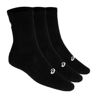 Chaussettes ASICS Unisex Crew Black (Lot de 3)