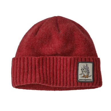 Bonnet Patagonia Brodeo Beanie Touring Red