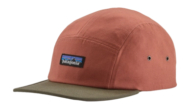 Casquette Patagonia P-6 Label Maclure Burl Red