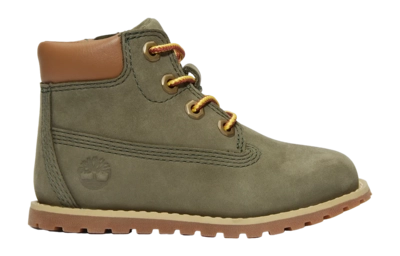 Timberland Toddler Pokey Pine Mid W/Zip Leaf Green