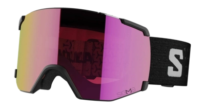 Skibril Salomon Unisex S/View Sigma Black Poppy Red