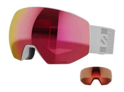 Masque de Ski Salomon Unisexe Radium Prime Sigma White