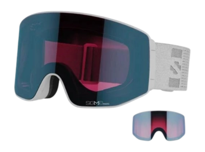 Ski Goggles Salomon Unisex Sentry Prime Sigma Photochromic White Sky Blue Ice Blue