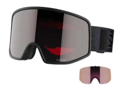 Masque de Ski Salomon Unisex Sentry Pro Sigma Black Gun Metal Silver Pink