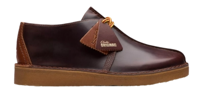 Clarks Originals Men Desert Trek Hiker Burgundy Leather