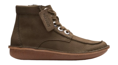 Enkellaars Clarks Women Funny Cedar Dark Olive Nubuck