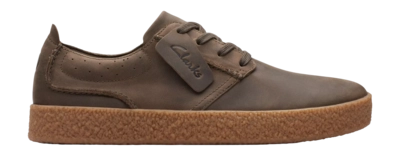 Sneaker Clarks Men Streethill Lace Dark Olive Leather