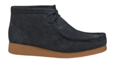 Schnürschuhe Clarks Wallabee EVO Boot Herren Navy Suede