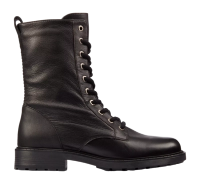 Stiefel Clarks Orinoco2 Style Damen Black Warmlined Leather